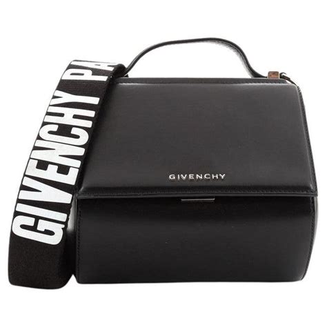 thick strap givenchy bag|Strap in box leather with padlock .